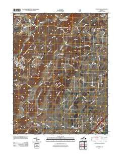 Conicville Virginia Historical topographic map, 1:24000 scale, 7.5 X 7.5 Minute, Year 2011