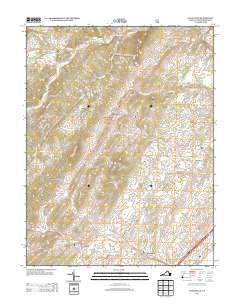 Conicville Virginia Historical topographic map, 1:24000 scale, 7.5 X 7.5 Minute, Year 2013
