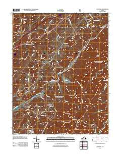 Cornwall Virginia Historical topographic map, 1:24000 scale, 7.5 X 7.5 Minute, Year 2011