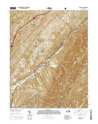 Cornwall Virginia Current topographic map, 1:24000 scale, 7.5 X 7.5 Minute, Year 2016