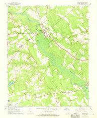 Courtland Virginia Historical topographic map, 1:24000 scale, 7.5 X 7.5 Minute, Year 1967