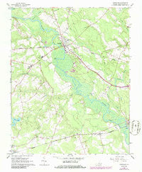 Courtland Virginia Historical topographic map, 1:24000 scale, 7.5 X 7.5 Minute, Year 1967