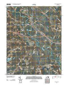 Courtland Virginia Historical topographic map, 1:24000 scale, 7.5 X 7.5 Minute, Year 2010