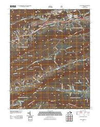 Cove Creek Virginia Historical topographic map, 1:24000 scale, 7.5 X 7.5 Minute, Year 2011