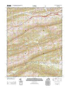 Cove Creek Virginia Historical topographic map, 1:24000 scale, 7.5 X 7.5 Minute, Year 2013