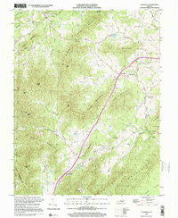 Covesville Virginia Historical topographic map, 1:24000 scale, 7.5 X 7.5 Minute, Year 1999