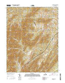 Covesville Virginia Current topographic map, 1:24000 scale, 7.5 X 7.5 Minute, Year 2016