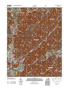 Covington Virginia Historical topographic map, 1:24000 scale, 7.5 X 7.5 Minute, Year 2011