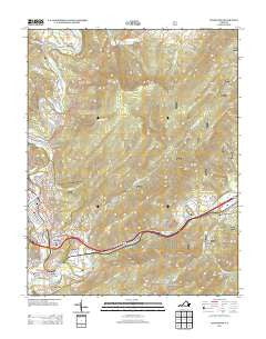 Covington Virginia Historical topographic map, 1:24000 scale, 7.5 X 7.5 Minute, Year 2013