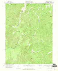 Cow Knob Virginia Historical topographic map, 1:24000 scale, 7.5 X 7.5 Minute, Year 1967