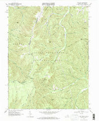 Cow Knob Virginia Historical topographic map, 1:24000 scale, 7.5 X 7.5 Minute, Year 1967