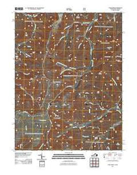 Cow Knob Virginia Historical topographic map, 1:24000 scale, 7.5 X 7.5 Minute, Year 2011