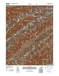 Craig Springs Virginia Historical topographic map, 1:24000 scale, 7.5 X 7.5 Minute, Year 2011