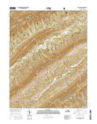 Craig Springs Virginia Current topographic map, 1:24000 scale, 7.5 X 7.5 Minute, Year 2016