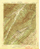 Craigsville Virginia Historical topographic map, 1:62500 scale, 15 X 15 Minute, Year 1945