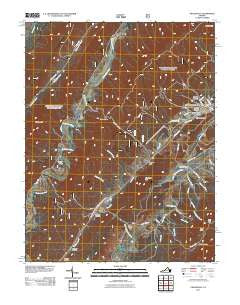 Craigsville Virginia Historical topographic map, 1:24000 scale, 7.5 X 7.5 Minute, Year 2011