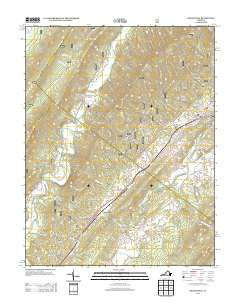 Craigsville Virginia Historical topographic map, 1:24000 scale, 7.5 X 7.5 Minute, Year 2013