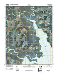 Creeds Virginia Historical topographic map, 1:24000 scale, 7.5 X 7.5 Minute, Year 2011