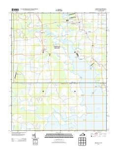 Creeds Virginia Historical topographic map, 1:24000 scale, 7.5 X 7.5 Minute, Year 2013