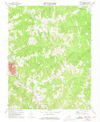 Crewe East Virginia Historical topographic map, 1:24000 scale, 7.5 X 7.5 Minute, Year 1968