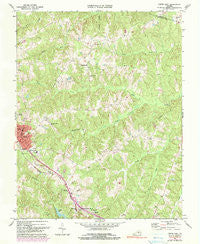 Crewe East Virginia Historical topographic map, 1:24000 scale, 7.5 X 7.5 Minute, Year 1968
