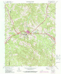 Crewe West Virginia Historical topographic map, 1:24000 scale, 7.5 X 7.5 Minute, Year 1968