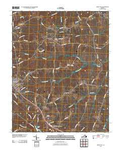 Crewe East Virginia Historical topographic map, 1:24000 scale, 7.5 X 7.5 Minute, Year 2010