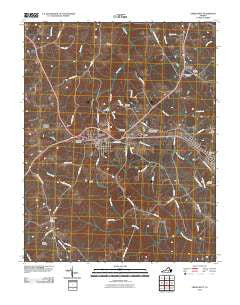 Crewe West Virginia Historical topographic map, 1:24000 scale, 7.5 X 7.5 Minute, Year 2010