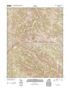 Crewe West Virginia Historical topographic map, 1:24000 scale, 7.5 X 7.5 Minute, Year 2013