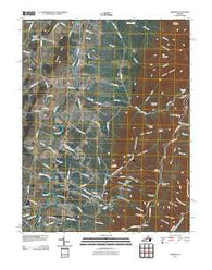 Crimora Virginia Historical topographic map, 1:24000 scale, 7.5 X 7.5 Minute, Year 2010