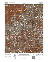 Crozet Virginia Historical topographic map, 1:24000 scale, 7.5 X 7.5 Minute, Year 2010
