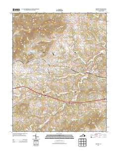 Crozet Virginia Historical topographic map, 1:24000 scale, 7.5 X 7.5 Minute, Year 2013