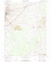 Culpeper East Virginia Historical topographic map, 1:24000 scale, 7.5 X 7.5 Minute, Year 1973