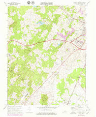 Culpeper West Virginia Historical topographic map, 1:24000 scale, 7.5 X 7.5 Minute, Year 1971