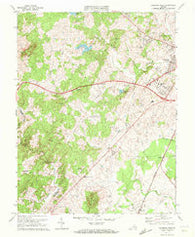 Culpeper West Virginia Historical topographic map, 1:24000 scale, 7.5 X 7.5 Minute, Year 1971