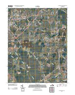 Culpeper East Virginia Historical topographic map, 1:24000 scale, 7.5 X 7.5 Minute, Year 2011