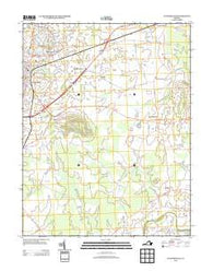 Culpeper East Virginia Historical topographic map, 1:24000 scale, 7.5 X 7.5 Minute, Year 2013