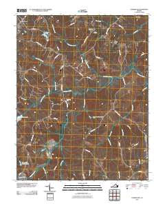 Cumberland Virginia Historical topographic map, 1:24000 scale, 7.5 X 7.5 Minute, Year 2010