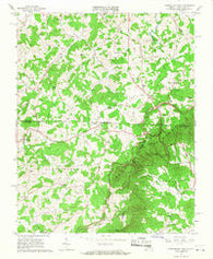 Cumberland Knob North Carolina Historical topographic map, 1:24000 scale, 7.5 X 7.5 Minute, Year 1965