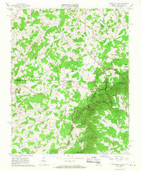 Cumberland Knob North Carolina Historical topographic map, 1:24000 scale, 7.5 X 7.5 Minute, Year 1965