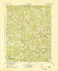 Dabneys Virginia Historical topographic map, 1:31680 scale, 7.5 X 7.5 Minute, Year 1944