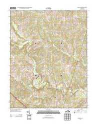 Dabneys Virginia Historical topographic map, 1:24000 scale, 7.5 X 7.5 Minute, Year 2013