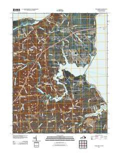 Dahlgren Virginia Historical topographic map, 1:24000 scale, 7.5 X 7.5 Minute, Year 2011