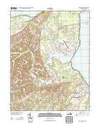 Dahlgren Virginia Historical topographic map, 1:24000 scale, 7.5 X 7.5 Minute, Year 2013