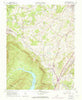 Daleville Virginia Historical topographic map, 1:24000 scale, 7.5 X 7.5 Minute, Year 1963