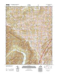 Daleville Virginia Historical topographic map, 1:24000 scale, 7.5 X 7.5 Minute, Year 2013