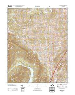 Daleville Virginia Historical topographic map, 1:24000 scale, 7.5 X 7.5 Minute, Year 2013