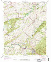 Damascus Virginia Historical topographic map, 1:24000 scale, 7.5 X 7.5 Minute, Year 1938