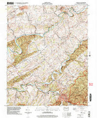 Damascus Virginia Historical topographic map, 1:24000 scale, 7.5 X 7.5 Minute, Year 2002