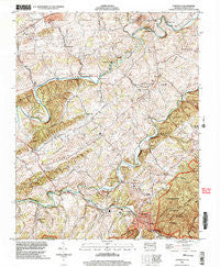 Damascus Virginia Historical topographic map, 1:24000 scale, 7.5 X 7.5 Minute, Year 2002